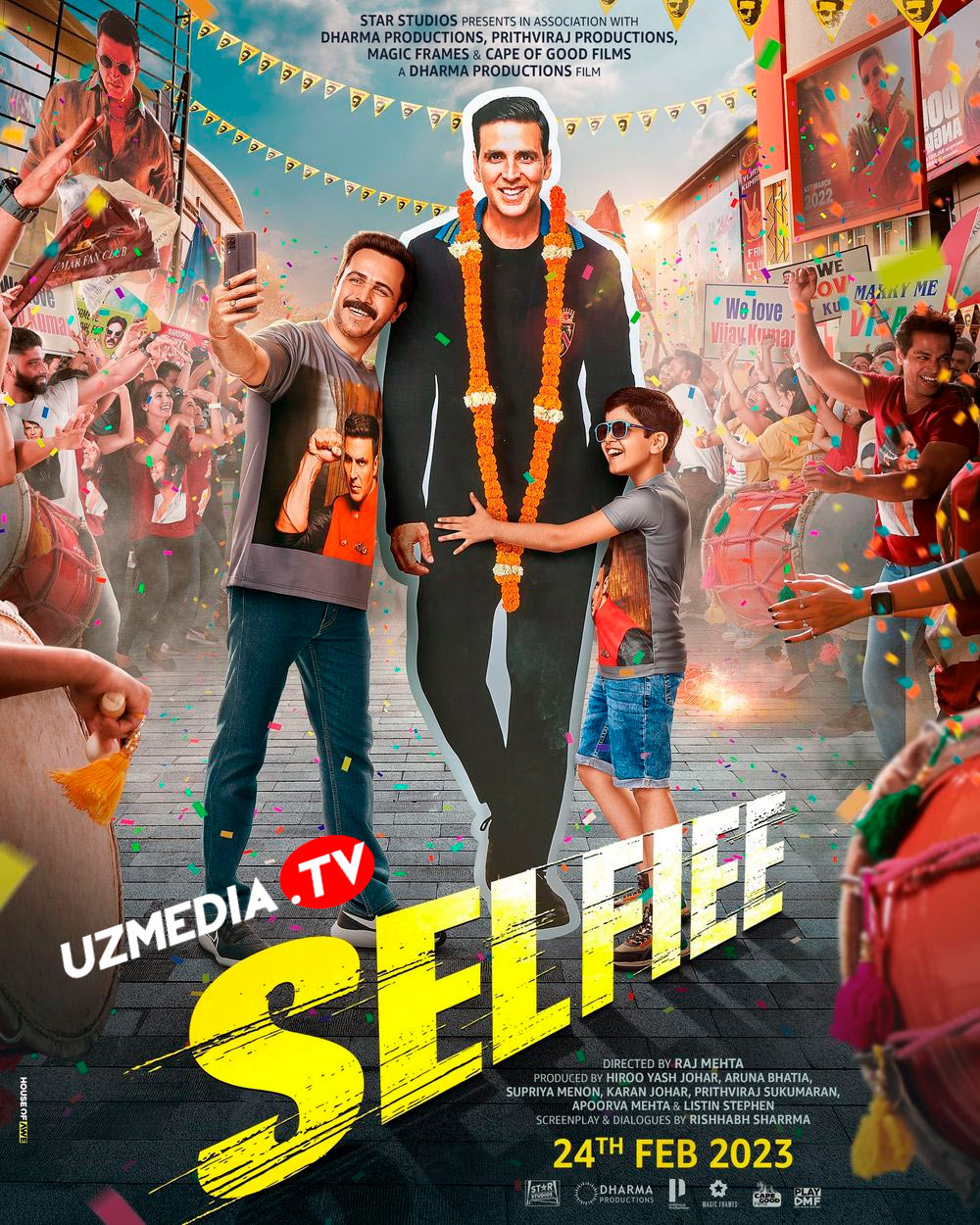 Selfi / Bir surat mojarosi Hind kino Uzbek tilida O'zbekcha 2023 tarjima kino Full HD skachat