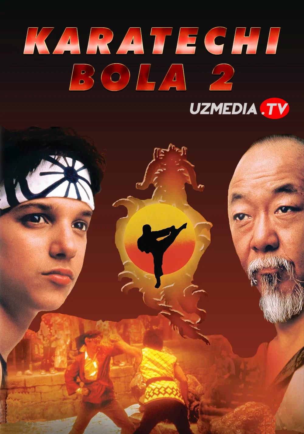 Karatechi bola 2 Uzbek tilida O'zbekcha 1986 tarjima kino Full HD skachat